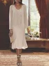 Damen Abendkleid Zweiteiliges Kleid-Set Chiffon Elegant Pailletten Kleid Ärmelloses Midikleid mit Langarmjacke Hochzeitskleidung Party Kleid