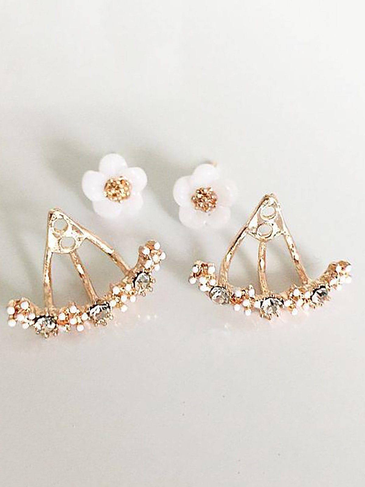 Mädchen Gänseblümchen Blume Ohrring