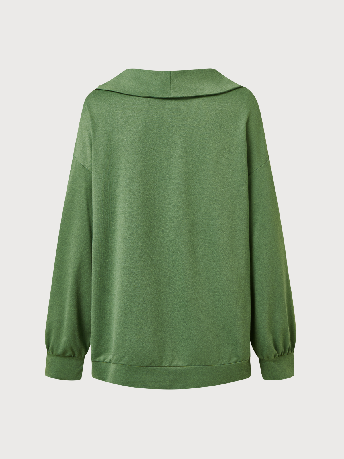 Lässig Unifarben Herbst Reißverschluss Mikroelastizität Täglich Regelmäßige Passform Regelmäßig Regelmäßig Größe Sweatshirts für Damen