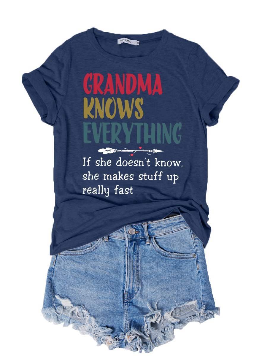 Damen Kurzarm T-Shirts T-Shirt Sommer Buchstabe Baumwolle Rundhals Ausgehen Lässig Oberteile