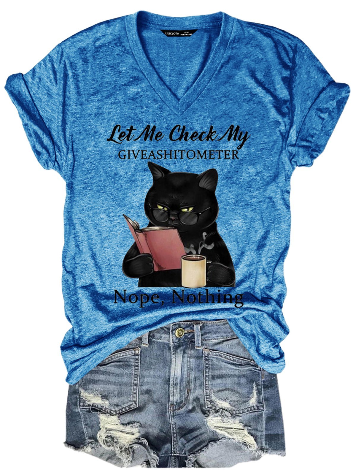 Damen Tier Kurzarm T-Shirts T-Shirt V-Ausschnitt Lässig Sommer Oberteile