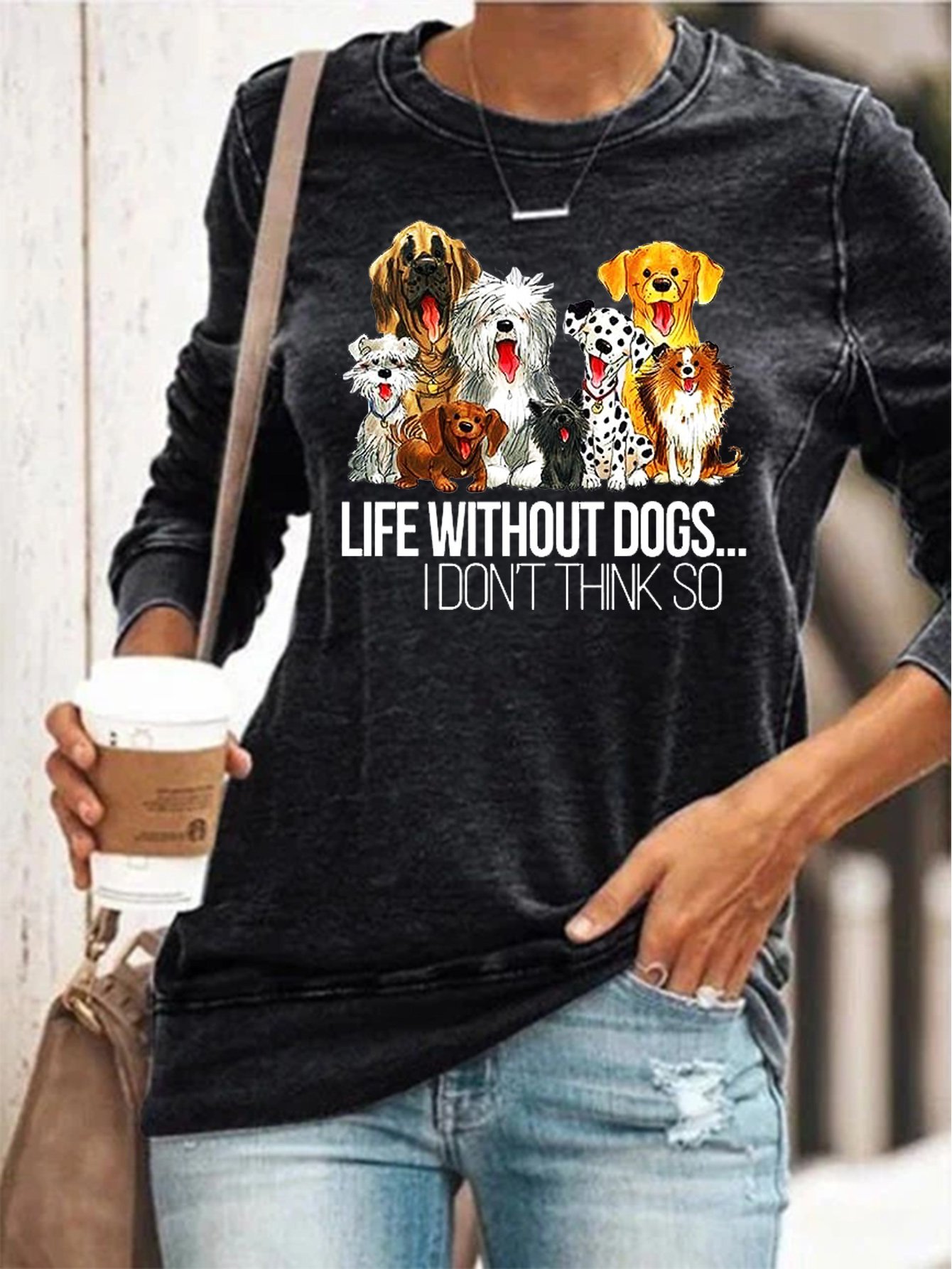 Leben ohne Hunde nicht Denken so Sweatshirt