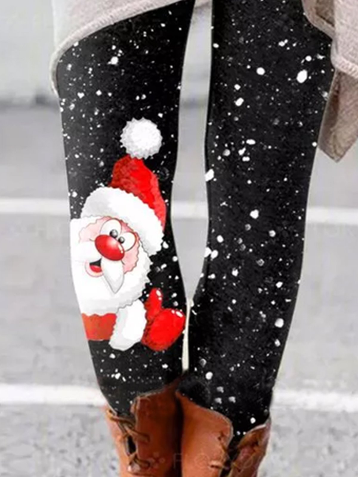 Retro Weihnachten Schneemann Süß Hosen