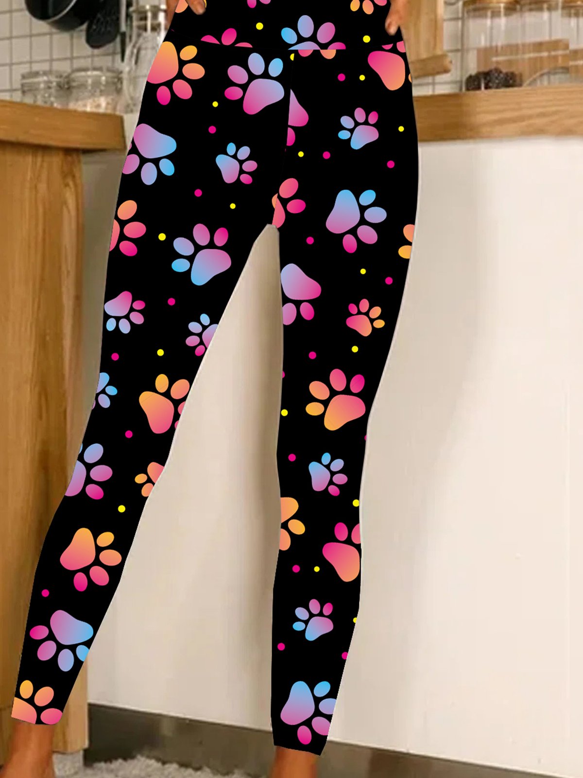 Damen Abstrakt Lässig Alle Jahreszeiten Lang Leggings