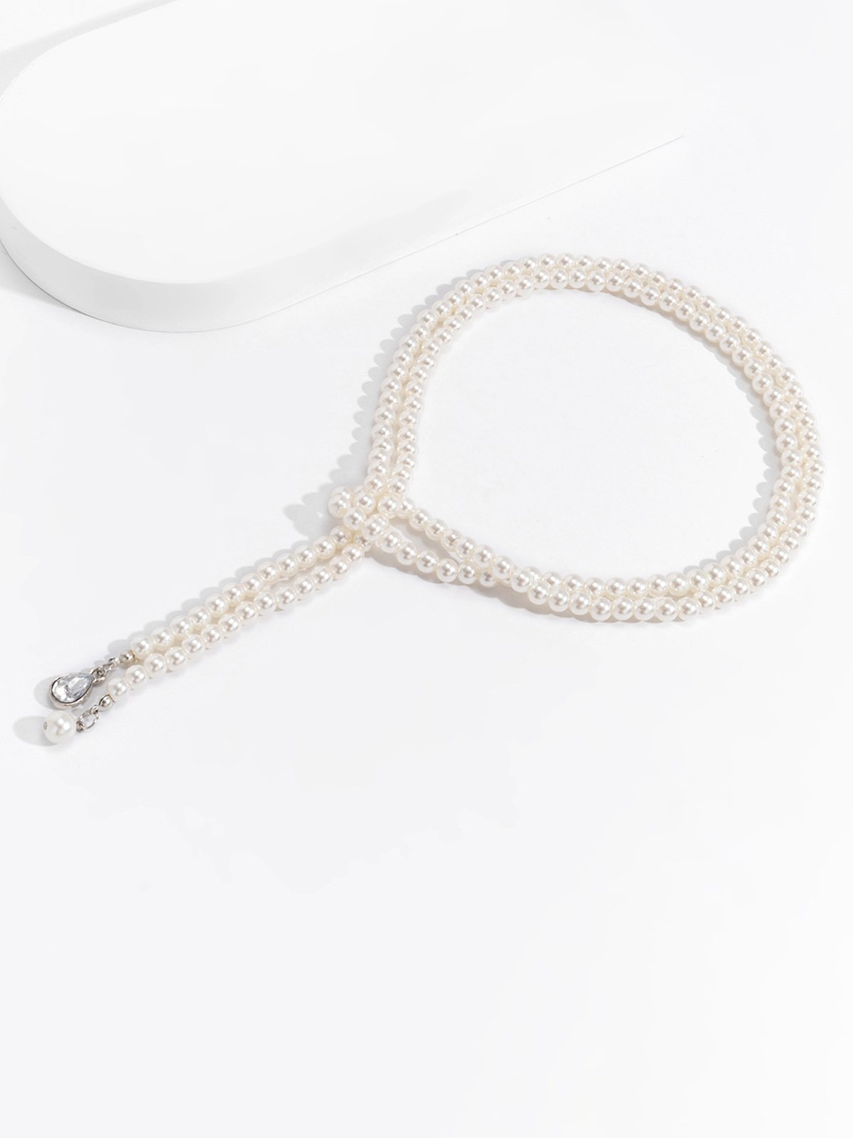 Retro Trend Perle Halskette mit Quasten