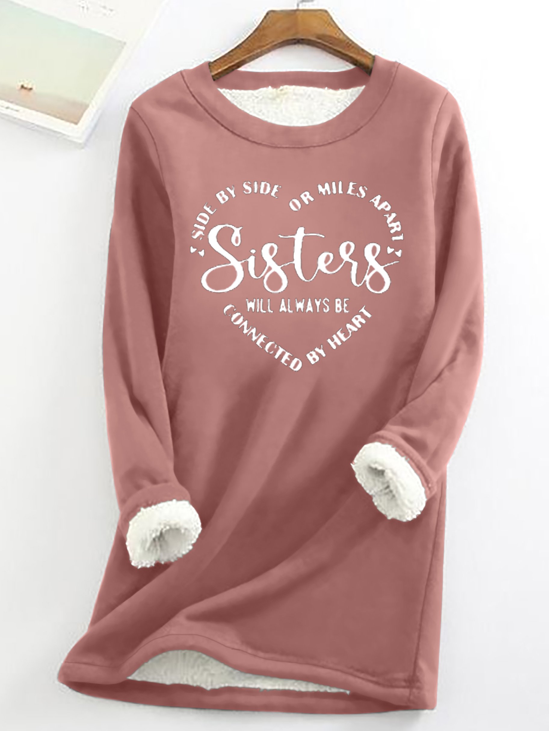 Damen Rundhals Tier Lässig Frühling/Herbst Langarm Sweatshirt