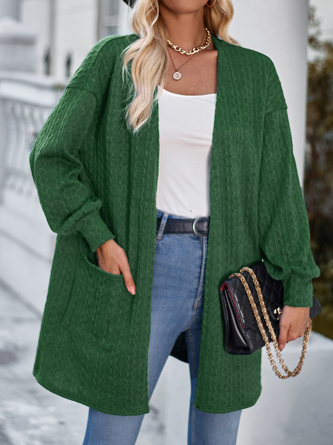 Weit Sonstiges Lässig Jacke