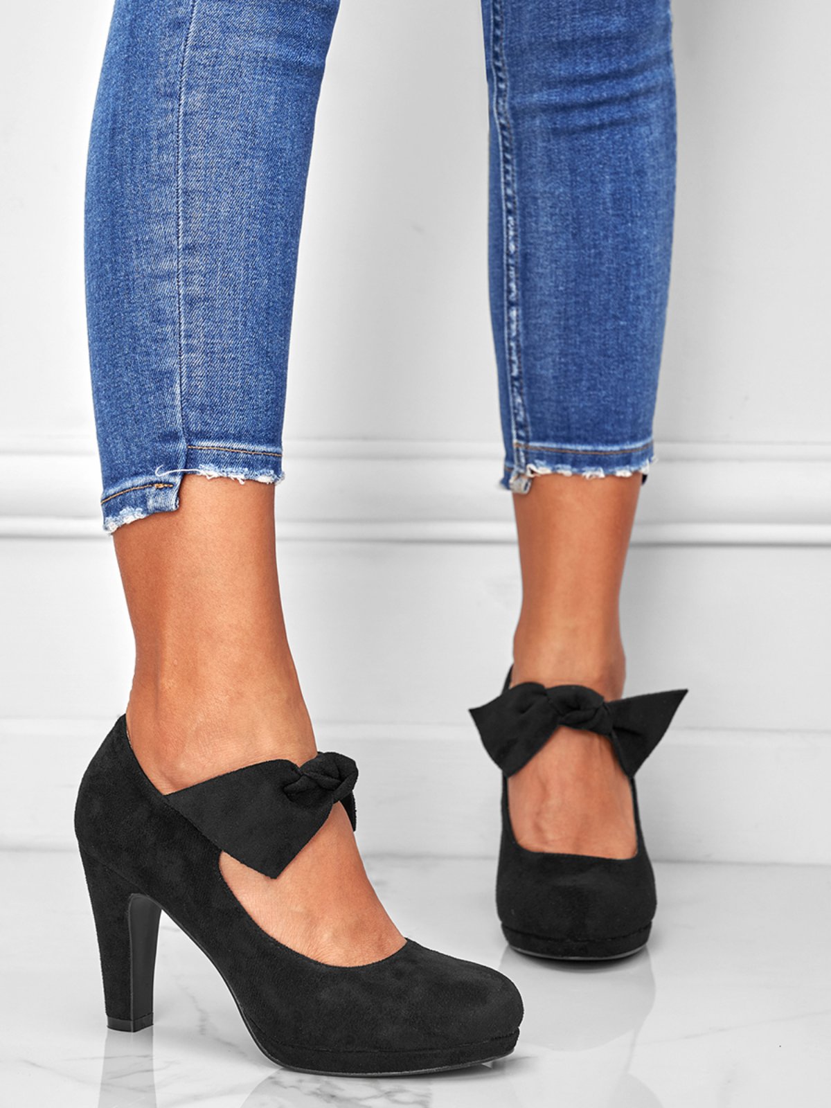 Produktbild von Vintage Schuhe Business Look Damen Oxford Schuhe Aus Leder - Klassische Schnürhalbschuhe Mit 6,5cm Absatz Schnürhalbschuhe Damen