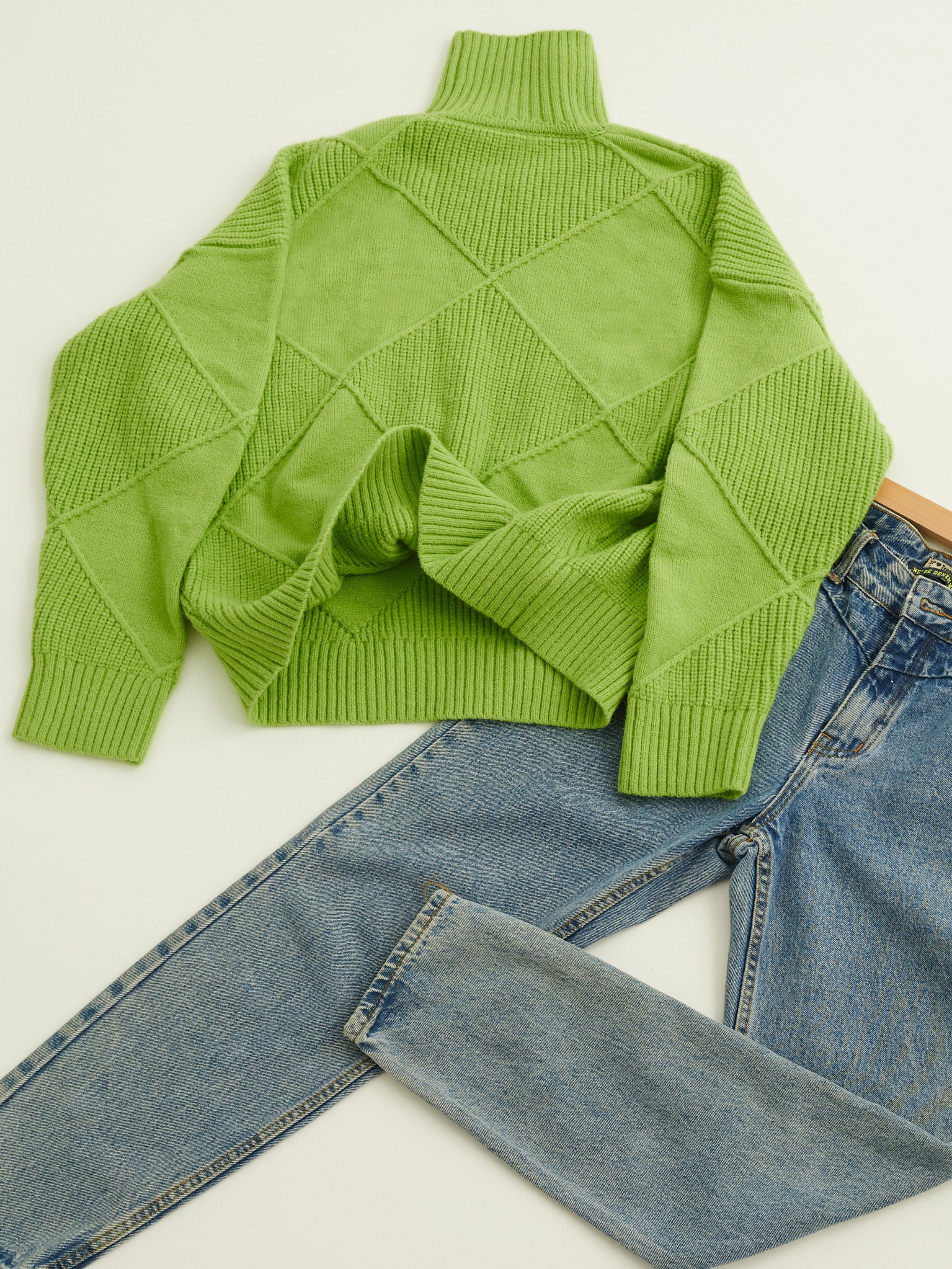 Garn/Wollgarn Lässig Pullover
