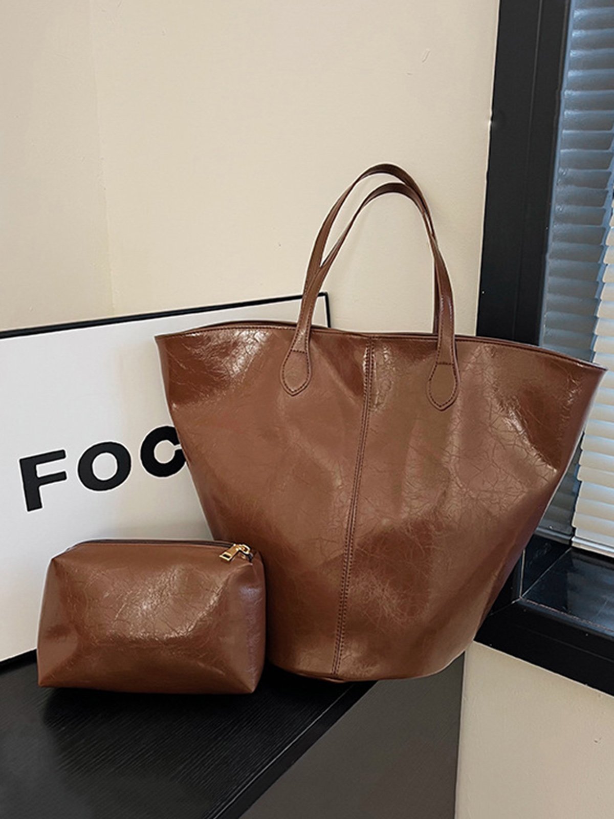 minimalistisch GROSSE KAPAZITÄT Schulter Handtasche