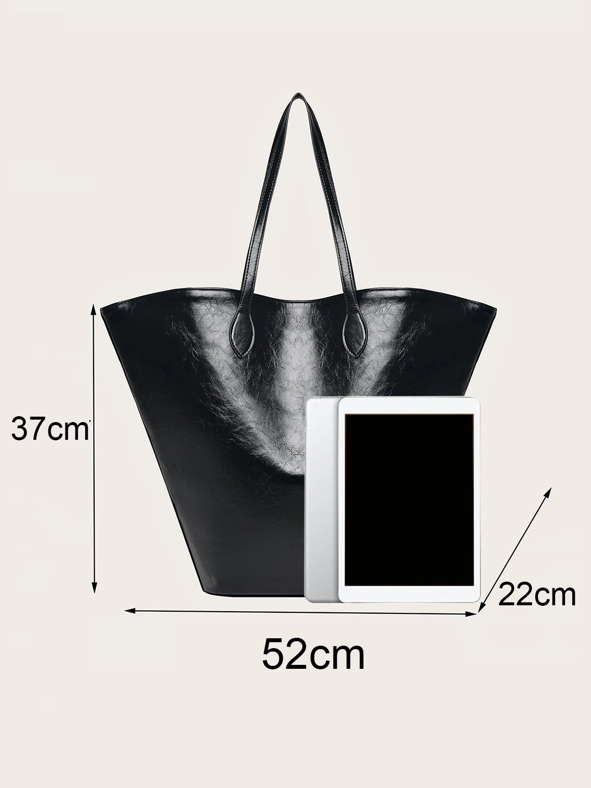 minimalistisch GROSSE KAPAZITÄT Schulter Handtasche