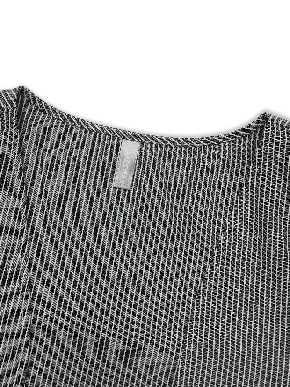 Damen Frühling/Herbst Oberbekleidung Lässig Gestreift Baumwolle Schal Jacke