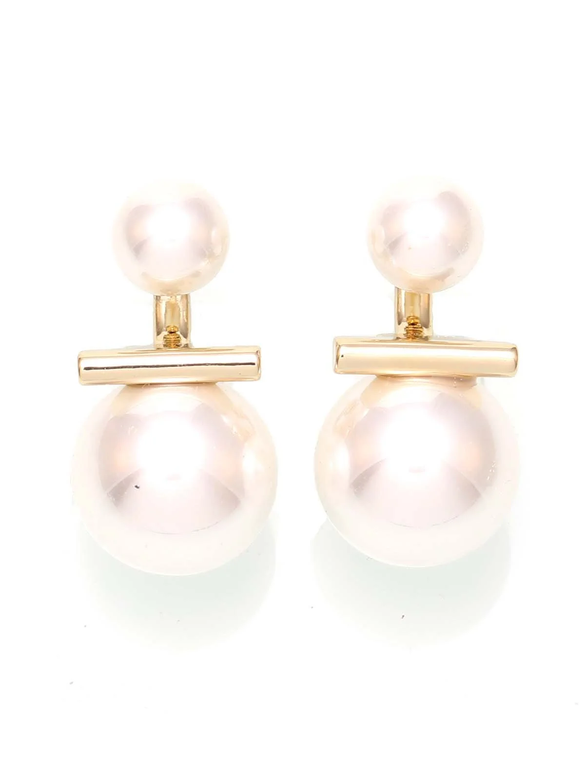 1 Paar Elegant Nachgemachte Perle Ohrringe