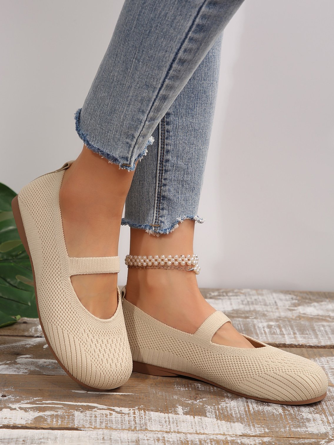 Lässig Alle Jahreszeiten Unifarben Flache Schuhe