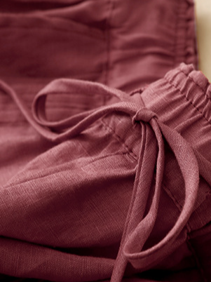 Damen Unifarben Lang Hose Lässig Frühling/Herbst Hose