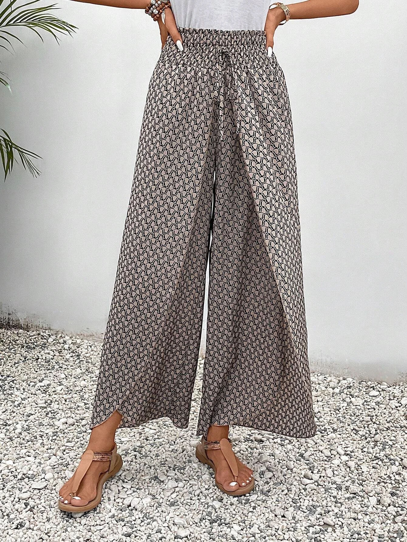 Damen Hose Täglich Ausgehen Lässig Geometrisch Frühling/Herbst Hose