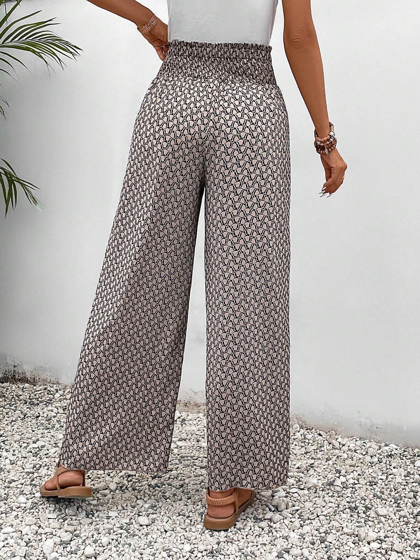 Damen Hose Täglich Ausgehen Lässig Geometrisch Frühling/Herbst Hose