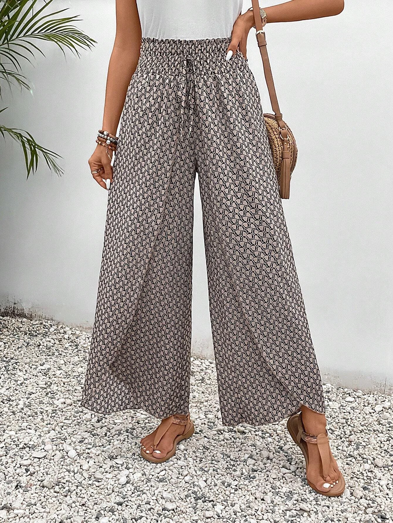 Damen Hose Täglich Ausgehen Lässig Geometrisch Frühling/Herbst Hose