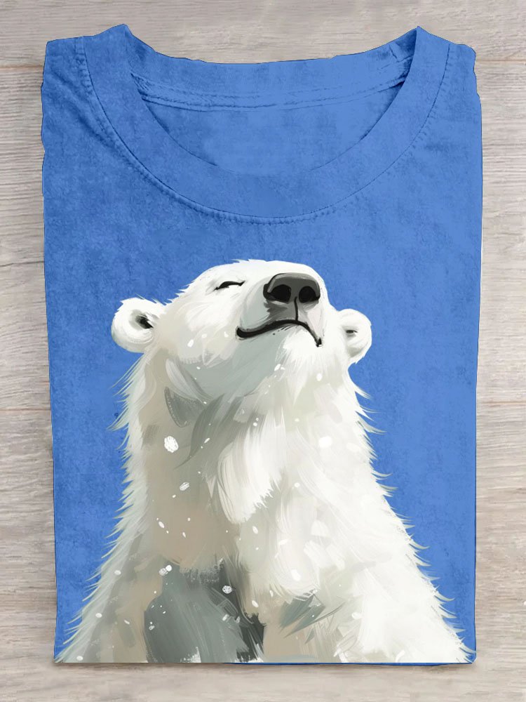 Damen Kurzarm T-Shirts T-Shirt Sommer Tier Baumwolle Rundhals Täglich Ausgehen Lässig Oberteile