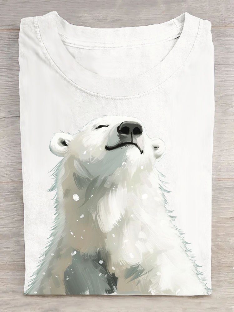 Damen Kurzarm T-Shirts T-Shirt Sommer Tier Baumwolle Rundhals Täglich Ausgehen Lässig Oberteile