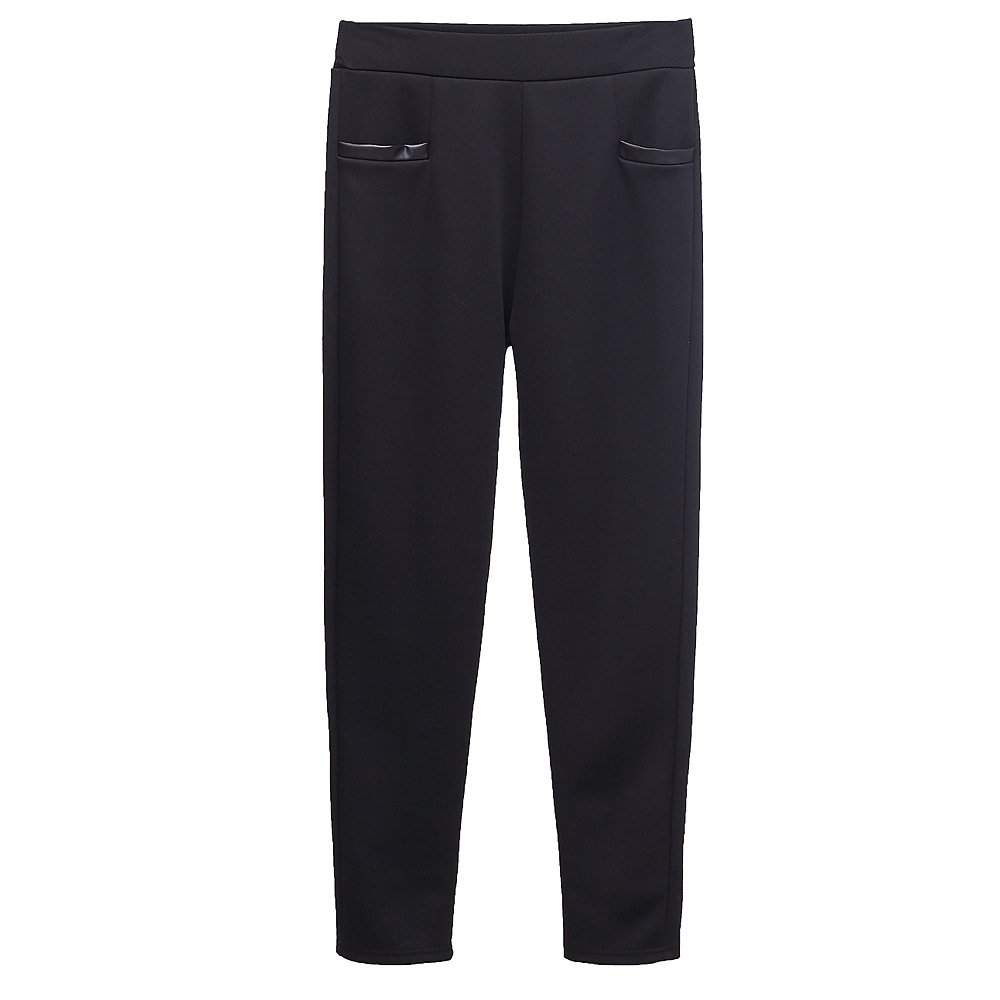 Damen Hose Schmal Passen Hose Täglich Ausgehen Lässig Unifarben Frühling/Herbst Hose