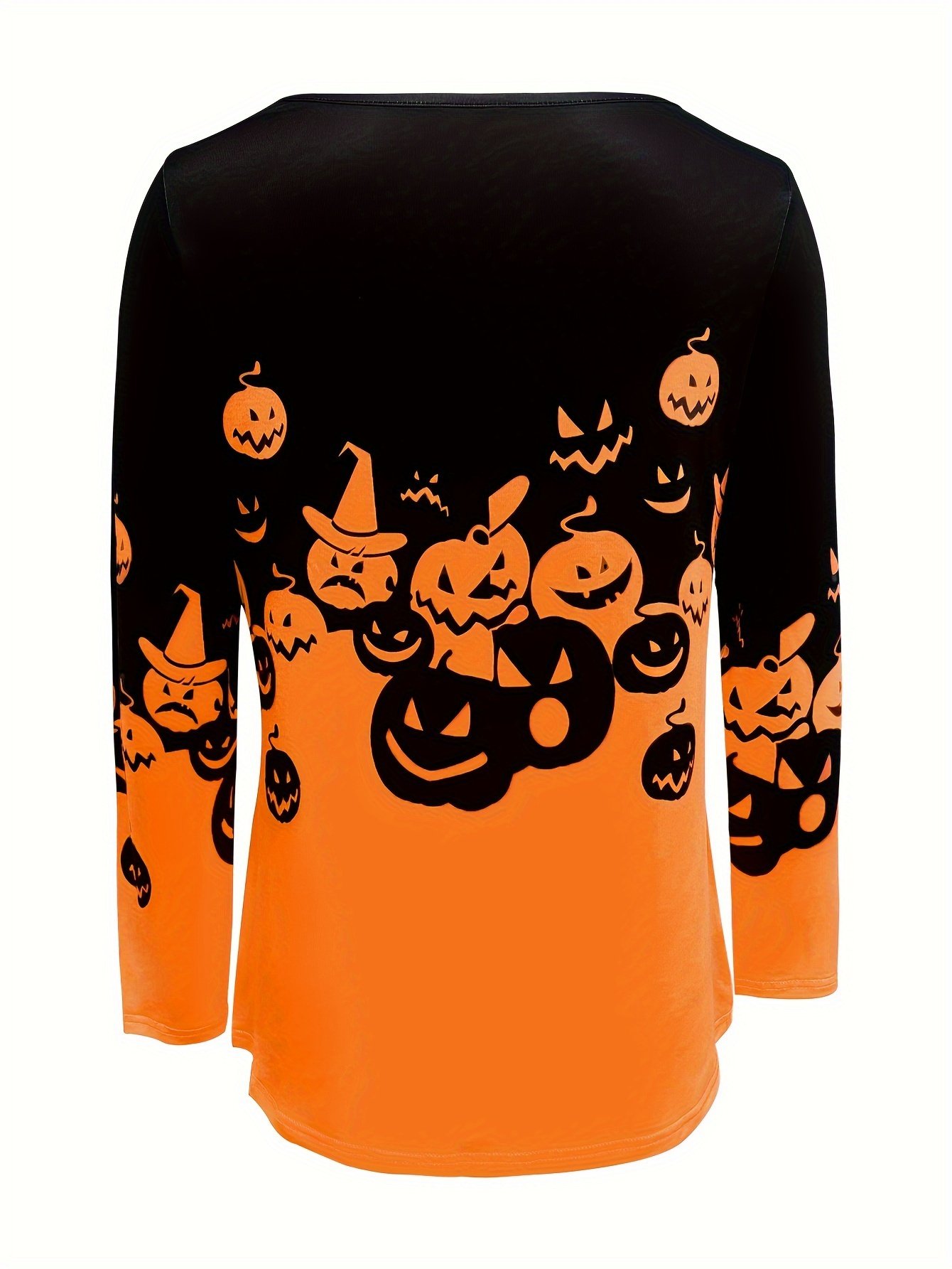 Damen Langarm T-Shirts T-Shirt Frühling/Herbst Halloween Jersey Rundhals Täglich Ausgehen Lässig Oberteile