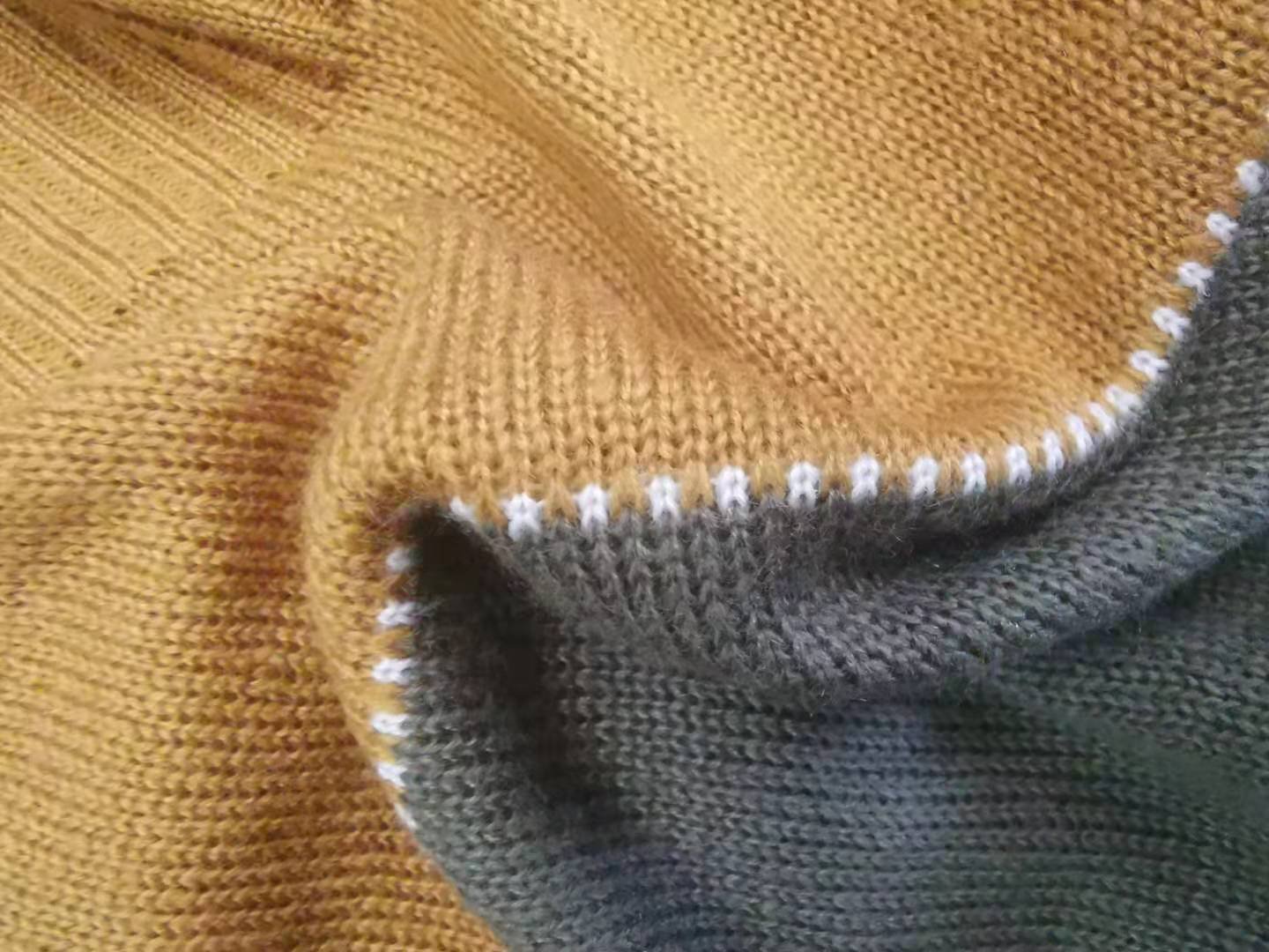 Damen Frühling/Herbst Gestreift Lässig Langarm Rundhals Pullover