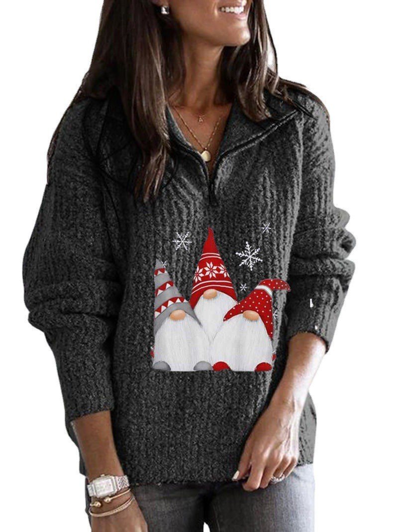 Damen Frühling/Herbst Weihnachten Lässig Langarm Rollkragen Garn/Wollgarn Pullover