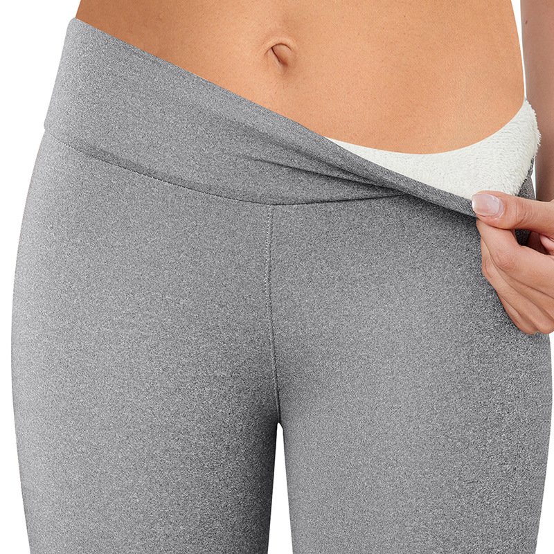 Damen Lässig Unifarben Winter Knöchelhose Leggings