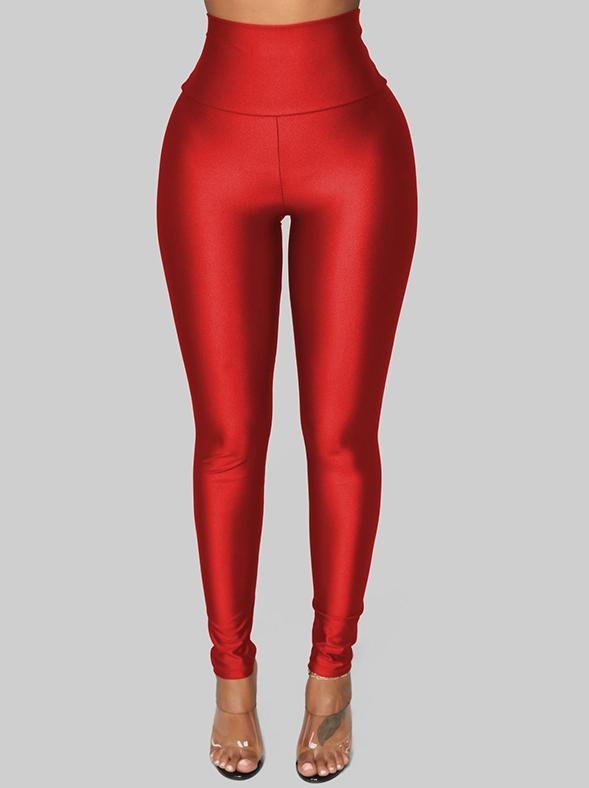 Damen Lässig Unifarben Alle Jahreszeiten Knöchelhose Leggings