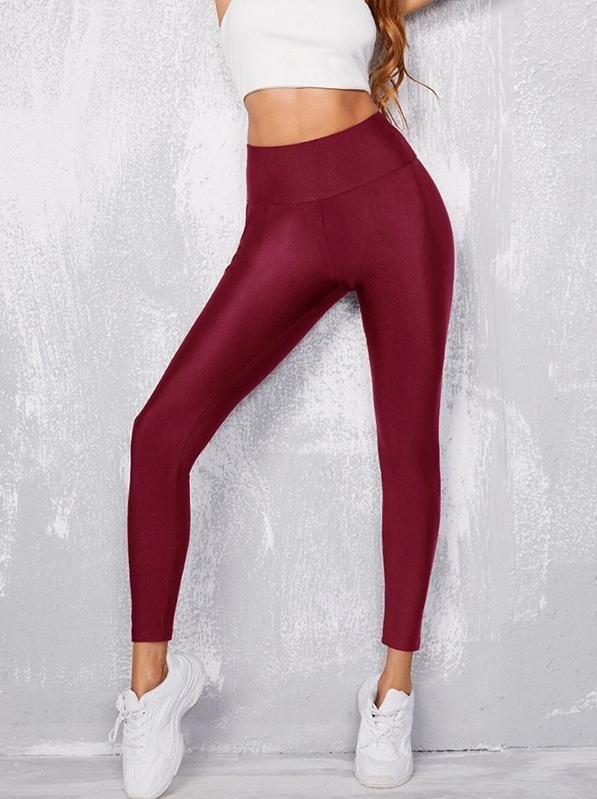 Damen Lässig Unifarben Alle Jahreszeiten Knöchelhose Leggings