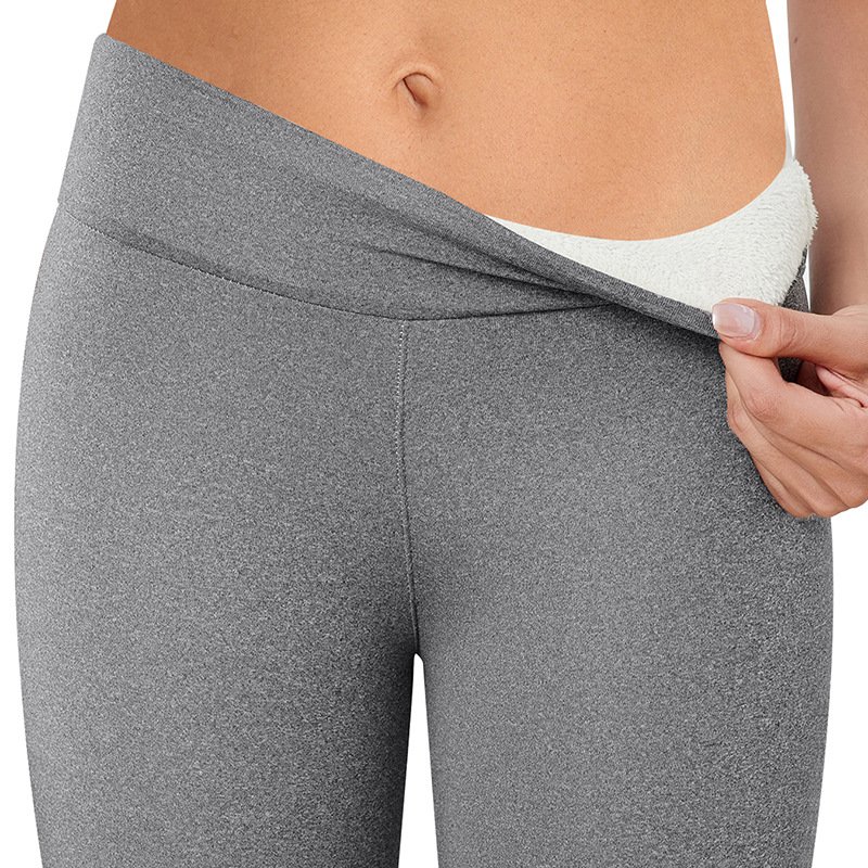 Damen Lässig Unifarben Winter Knöchelhose Leggings