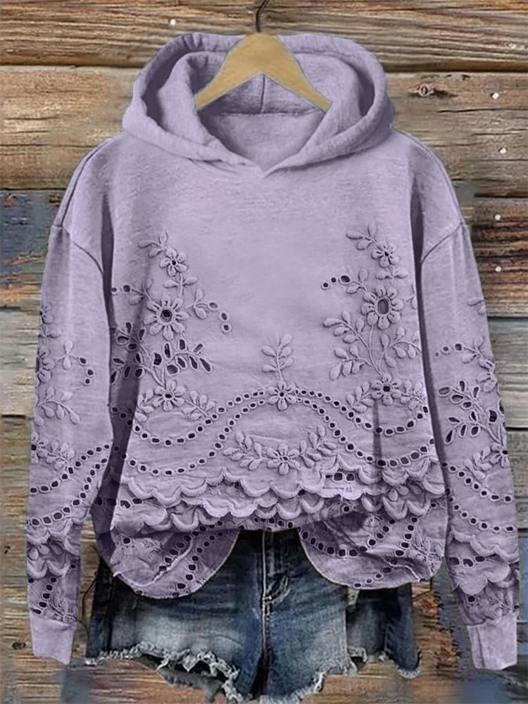 Damen Kapuze 3d Drucken Lässig Frühling/Herbst Langarm Sweatshirt