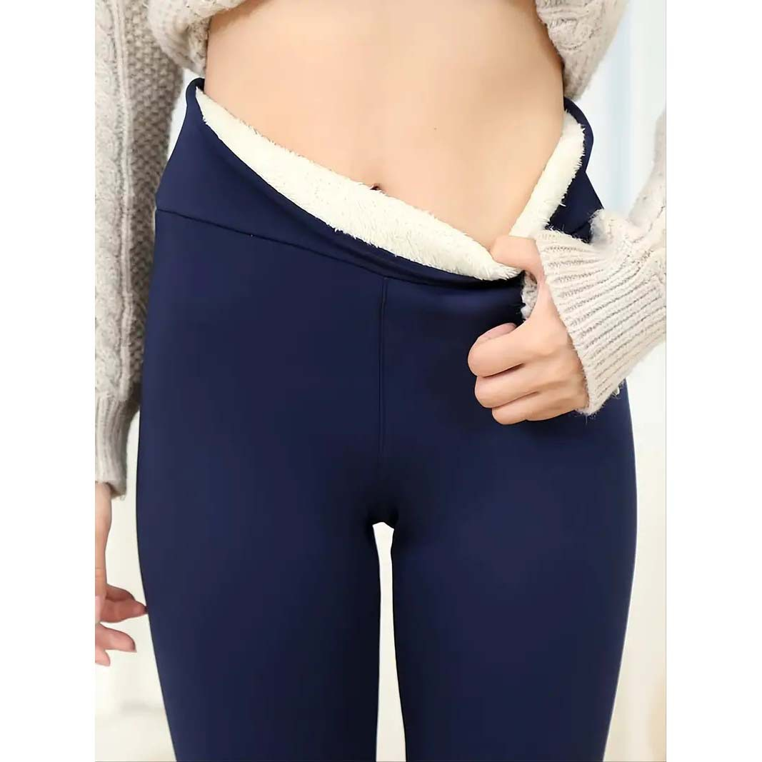 Damen Hose Yoga-Hose Täglich Ausgehen Lässig Unifarben Winter Hose