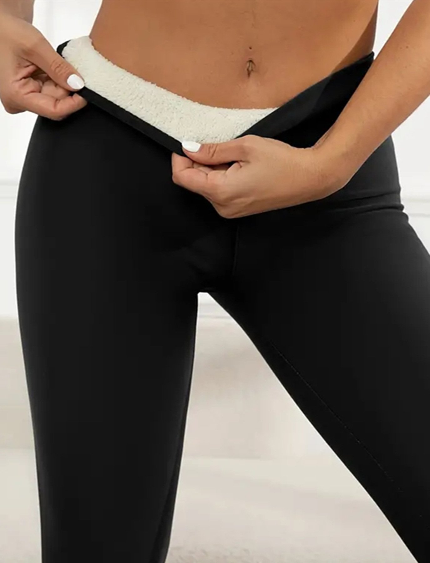 Damen Hose Yoga-Hose Täglich Ausgehen Lässig Unifarben Winter Hose