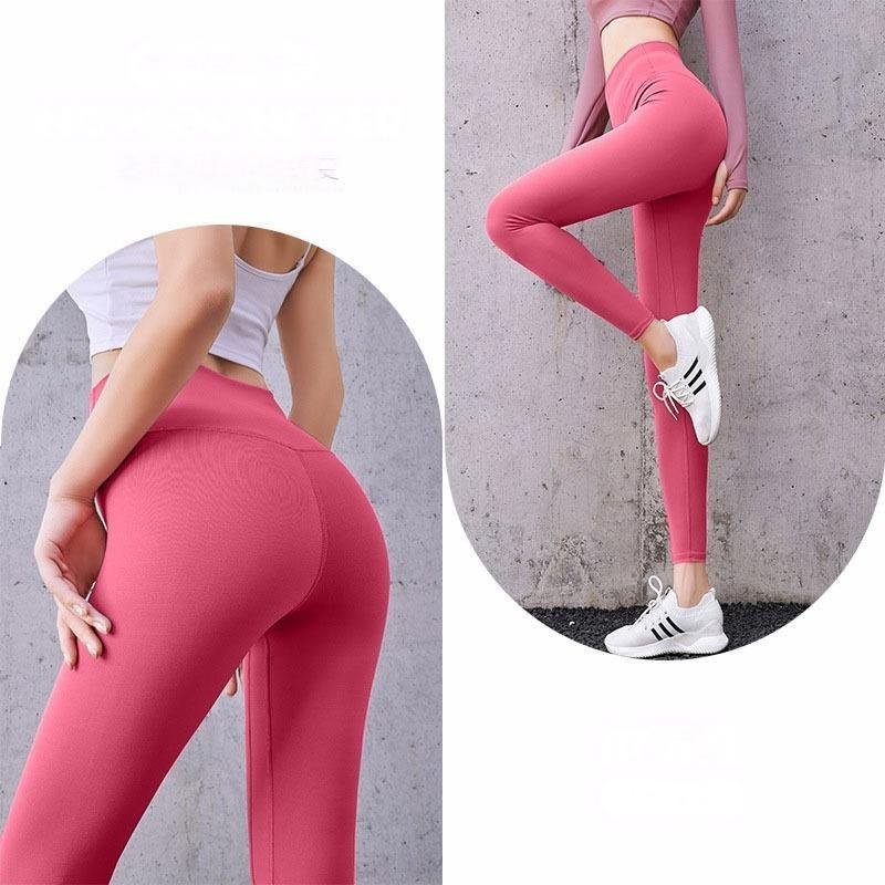 Damen Hose Yoga-Hose Täglich Ausgehen Lässig Unifarben Frühling/Herbst Hose