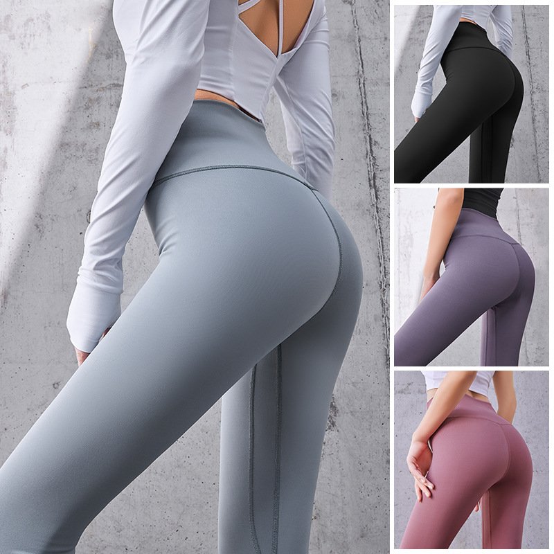 Damen Hose Yoga-Hose Täglich Ausgehen Lässig Unifarben Frühling/Herbst Hose