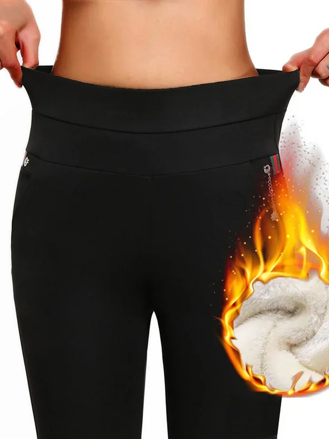 Damen Lässig Unifarben Alle Jahreszeiten Knöchelhose Leggings