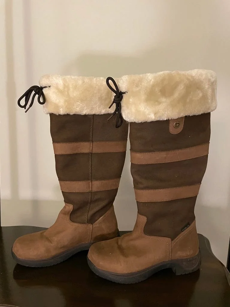 Leder Kontrastnaht Winter Baumwolle-Gepolstert Stiefelette