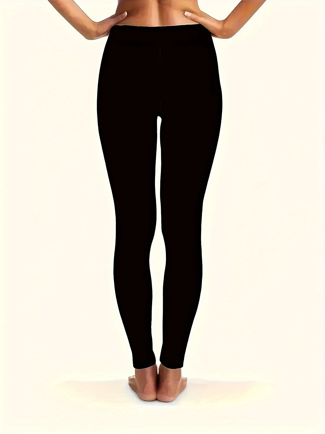 Damen Lässig Weihnachten Jersey Alle Jahreszeiten Lang Leggings