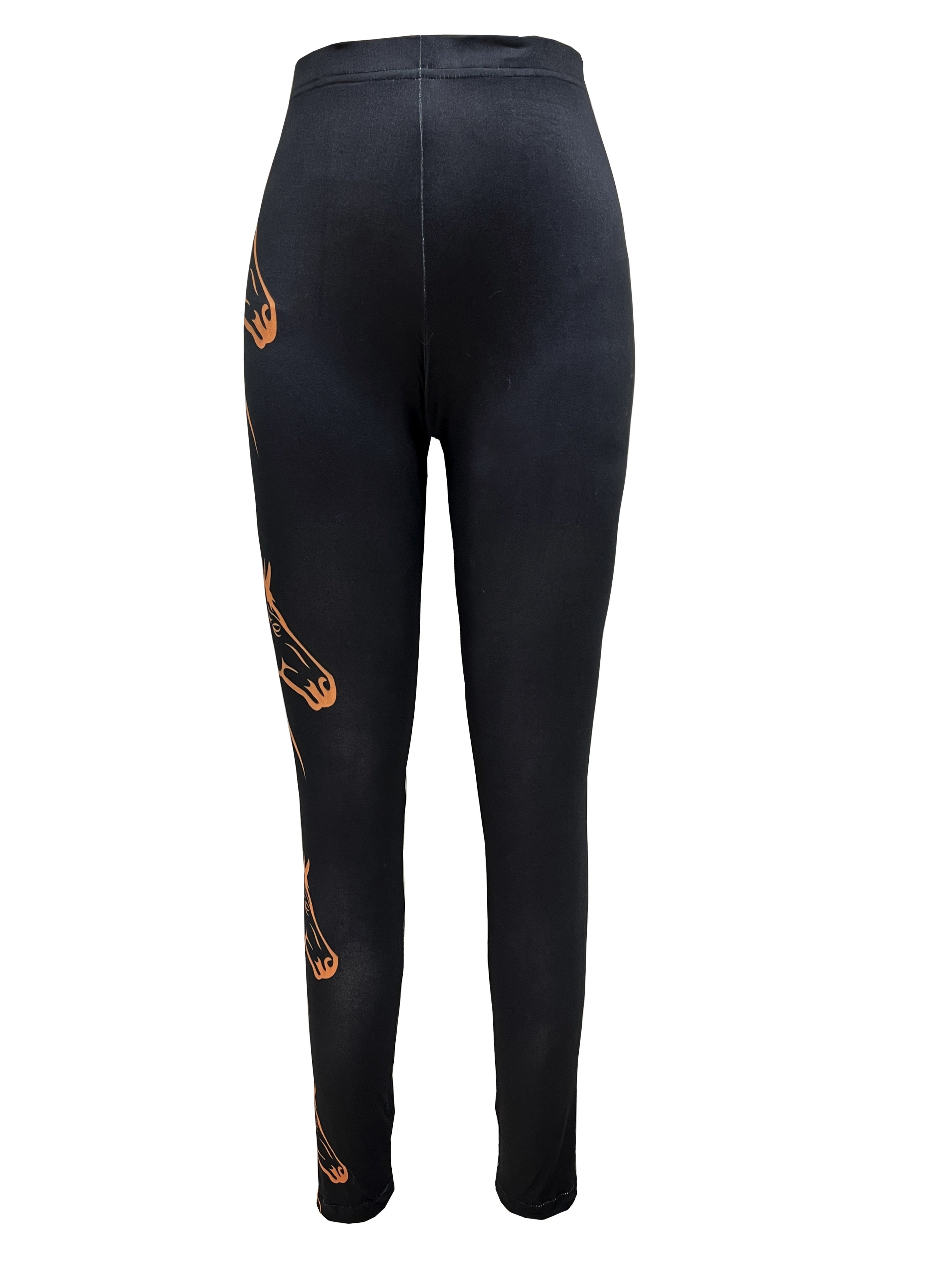 Damen Lässig 3d Drucken Jersey Alle Jahreszeiten Lang Leggings