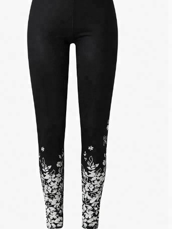 Damen Lässig 3d Drucken Jersey Alle Jahreszeiten Lang Leggings