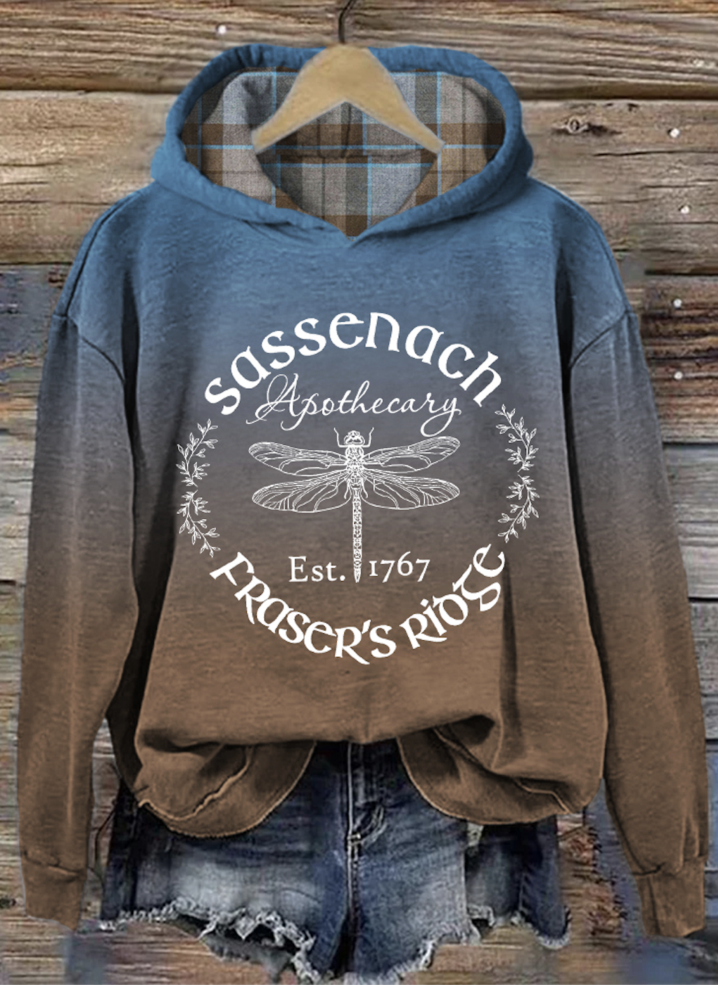 Damen Textbriefe Frühling/Herbst Langarm Lässig Täglich Kapuze
