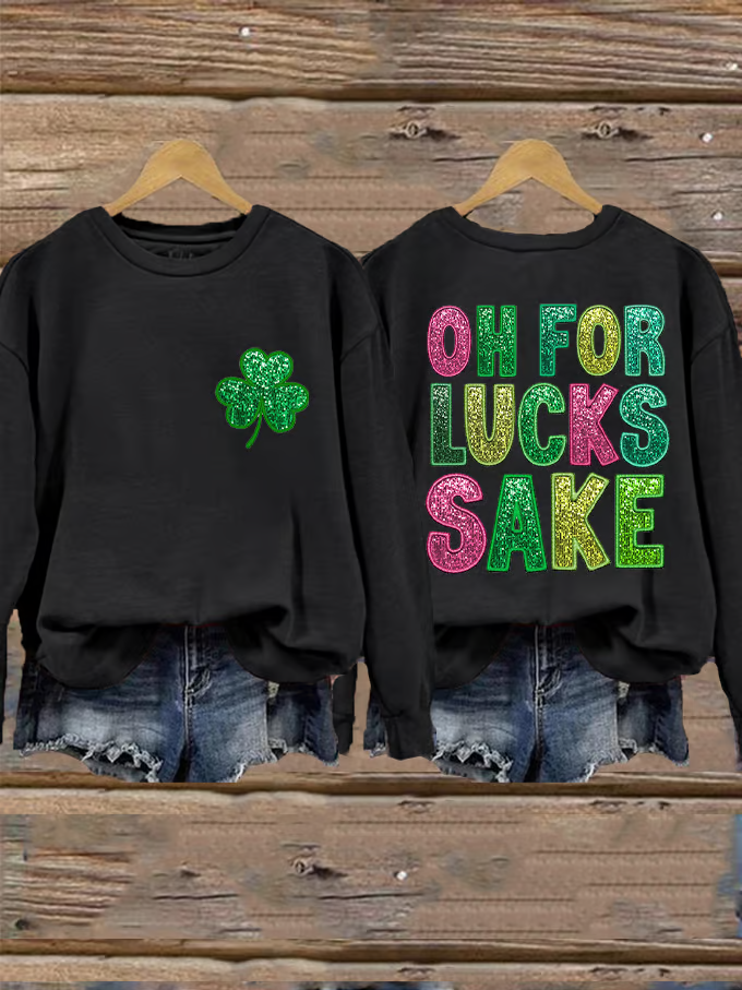 Damen 3d Drucken Rundhals Lässig Frühling/Herbst Langarm Sweatshirt