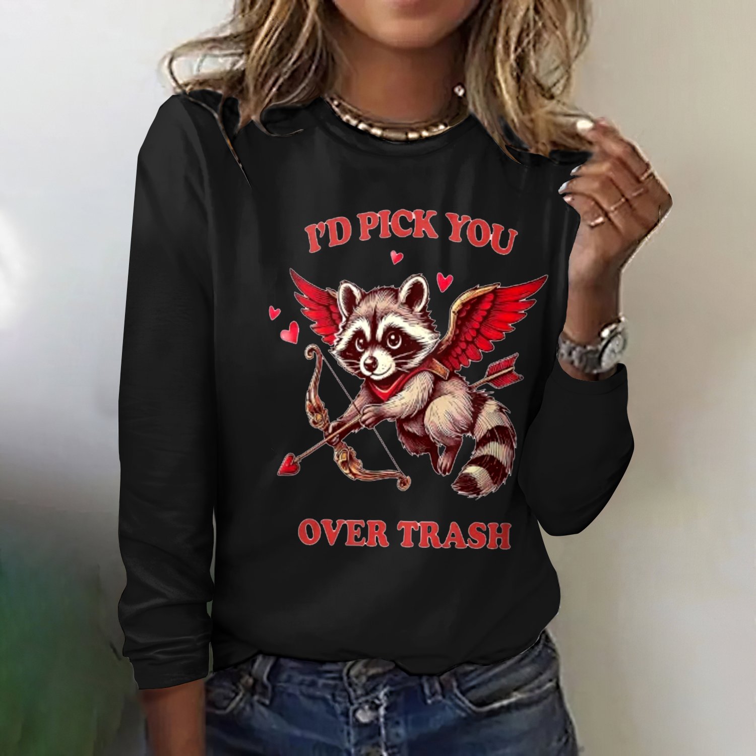 Damen Langarm T-Shirts T-Shirt Frühling/Herbst Kariert Rundhals Retro Oberteile