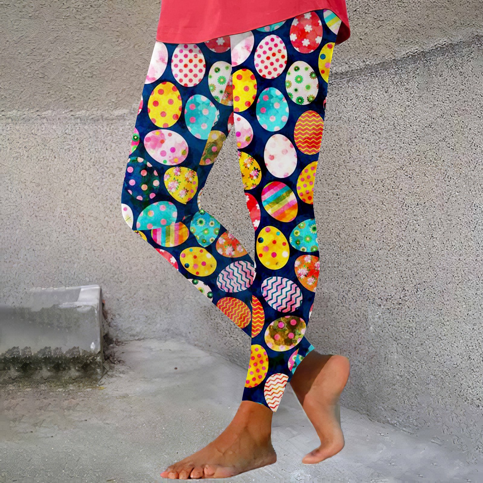 Damen Geometrisch Lässig Alle Jahreszeiten Lang Leggings
