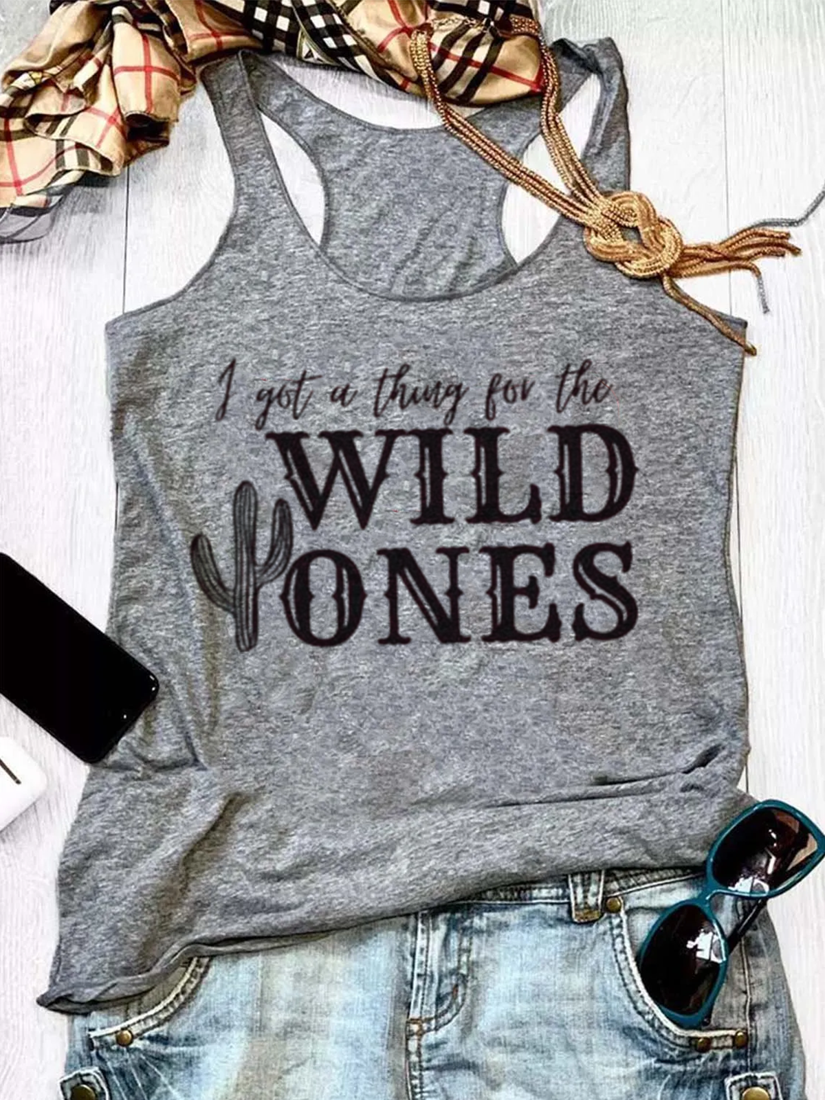 Damen Ärmellos Tanktop Oberteile Leibchen Sommer Wilder Westen U-Ausschnitt Urlaub Lässig Oberteile