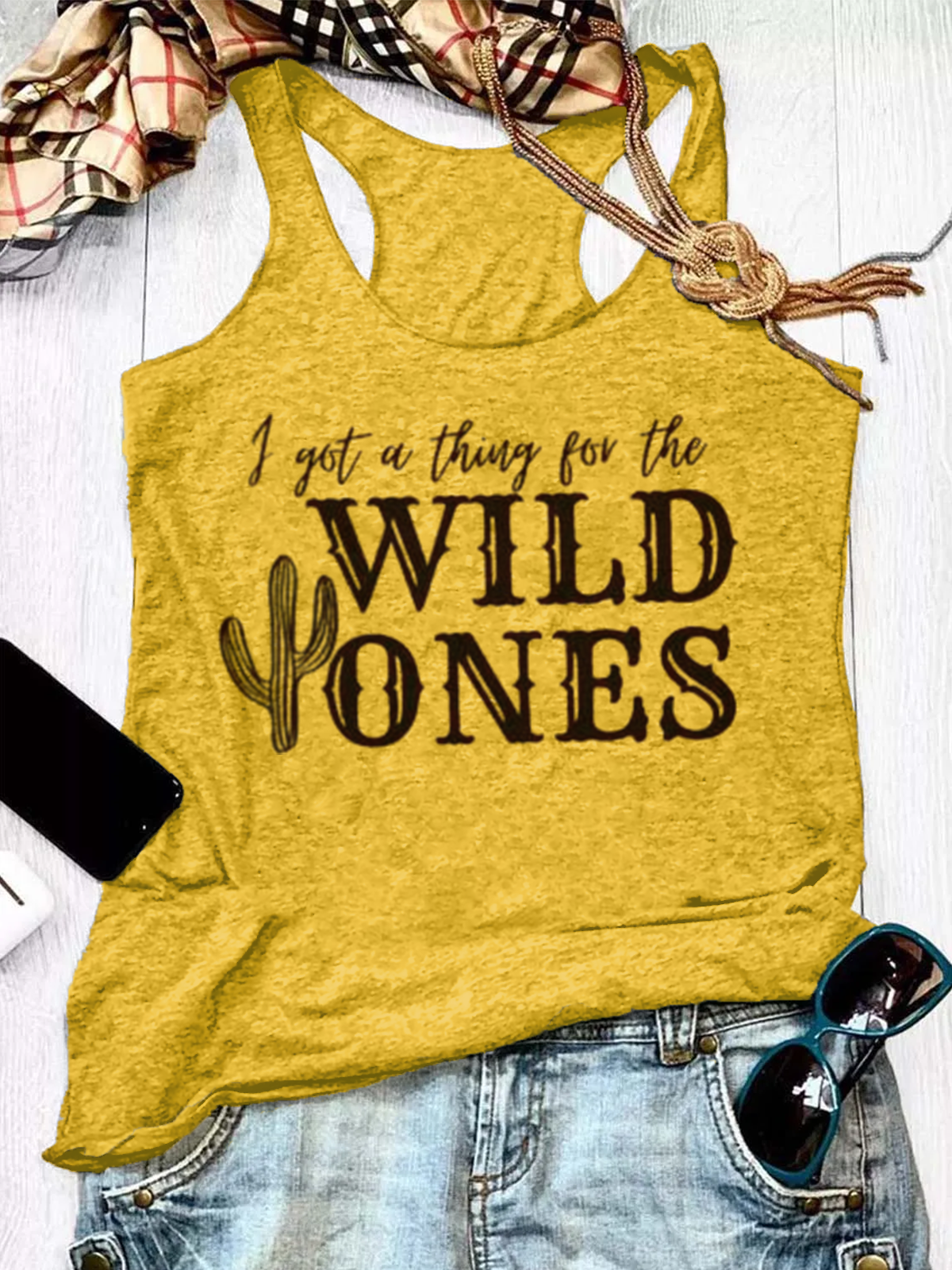 Damen Ärmellos Tanktop Oberteile Leibchen Sommer Wilder Westen U-Ausschnitt Urlaub Lässig Oberteile