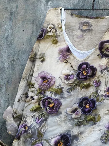 Damen Geblümt Langarm Bluse Frühling/Herbst Print V-Ausschnitt Täglich Lässig Oberteile