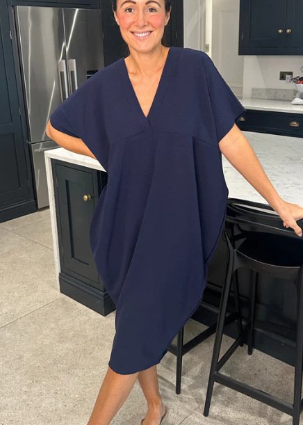 Damen Unifarben Halbarm Sommer Schlitz Kleid V-Ausschnitt Täglich Lässig Maxikleid Tanktop A-Linien-Kleid